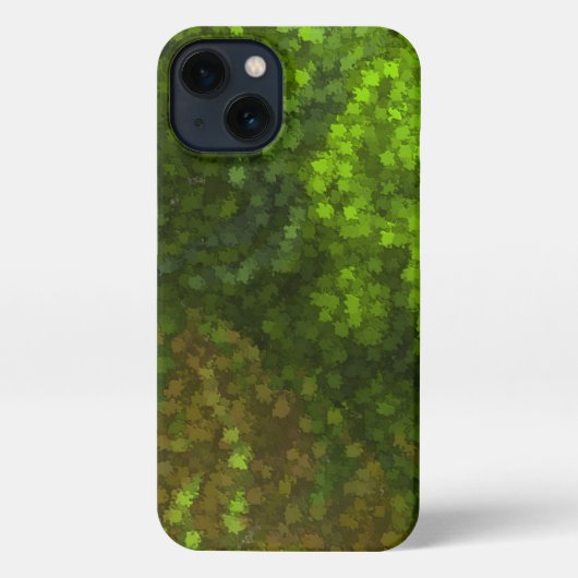iPhone Case für die Camouflage von Woodland Hülle (Rückseite)
