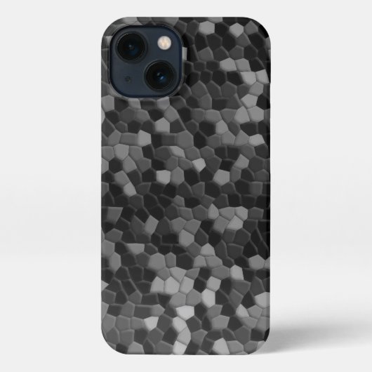 iPhone Case für die digitale Camouflage aus gebürs iPhone Hülle (Rückseite)