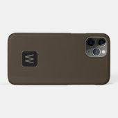 iPhone Case für die Minimalistische Classic Monogr (Rückseite (Horizontal))