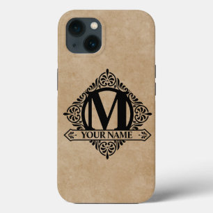 iPhone Case für die verzierte Monogram-Design