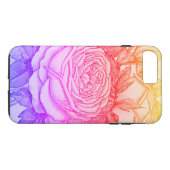 iPhone Case für die Vintage Rose (Rückseite (Horizontal))