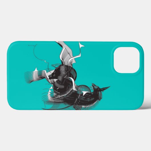 iPhone Case für Digital Unicorn-Fall (Rückseite (Horizontal))