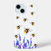 iPhone Case für fliegende Bienen (Rückseite)