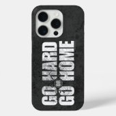 iPhone Case für "Hard oder Go"-Zuhause (Rückseite)