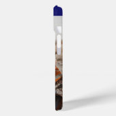 iPhone Case für kundenspezifisches Gold und Blau m (Rückseite / Links)