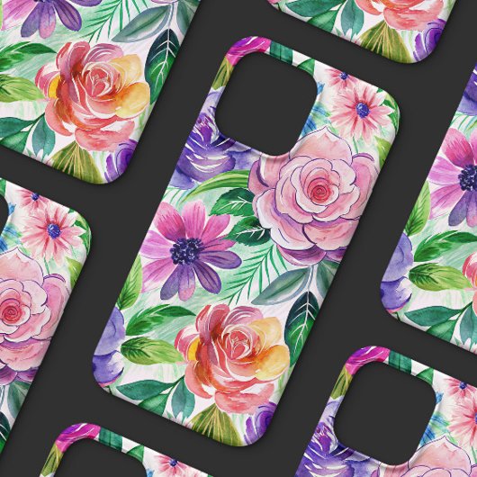 iPhone Case für künstlerisches Blumendesign