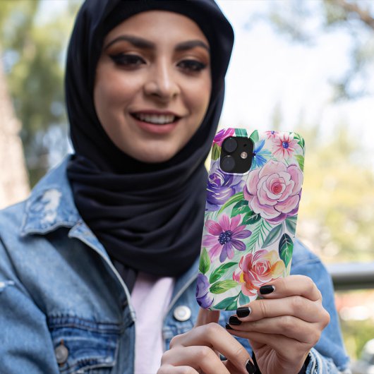 iPhone Case für künstlerisches Blumendesign