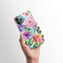 iPhone Case für künstlerisches Blumendesign