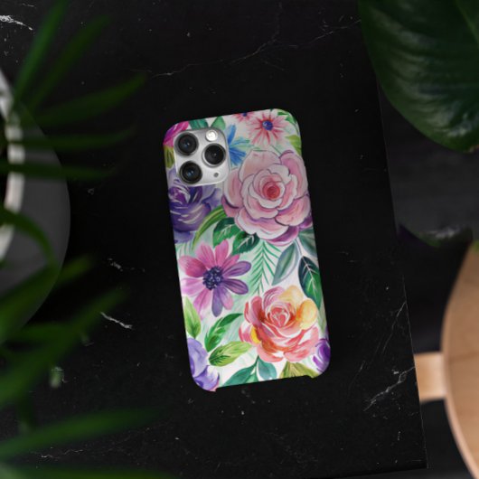 iPhone Case für künstlerisches Blumendesign