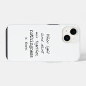iPhone Case für Licht und Dunkel Hülle (Rückseite (Horizontal))