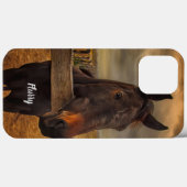 iPhone Case für mein Pferd-Foto (Rückseite (Horizontal))