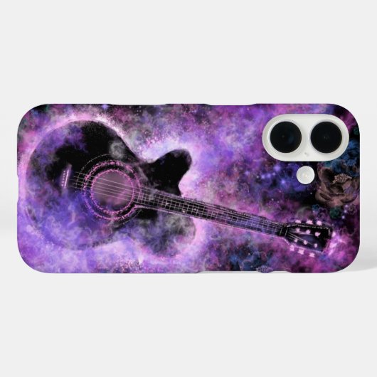 iPhone Case für Musical Gitarre (Rückseite (Horizontal))
