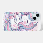 iPhone Case für niedliches Unicorn-Fall (Rückseite (Horizontal))