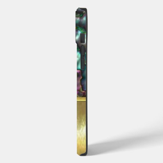 iPhone Case für Öl und Wasser-Abalone-Muschel (Rückseite / Links)