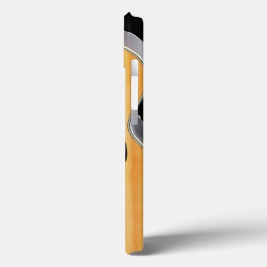 iPhone Case für personalisierte akustische Gitarre (Rückseite / Links)