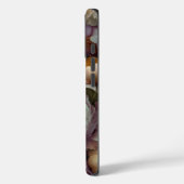iPhone Case für personalisiertes Cream Botanical F (Rückseite / Links)