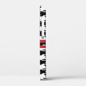 iPhone Case für personalisiertes Hahnentrittmuster (Rückseite / Links)