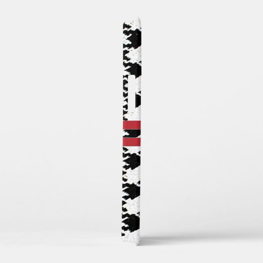 iPhone Case für personalisiertes Hahnentrittmuster (Rückseite / Rechts)