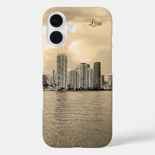 iPhone Case für personalisiertes Schwarz/Weiß-Miam