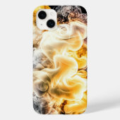iPhone Case für Rauch und Feuer (Rückseite)