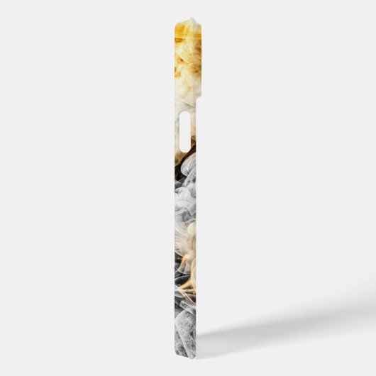 iPhone Case für Rauch und Feuer (Rückseite / Rechts)