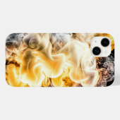 iPhone Case für Rauch und Feuer (Rückseite (Horizontal))