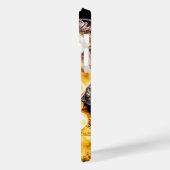 iPhone Case für Rauch und Feuer (Rückseite / Links)