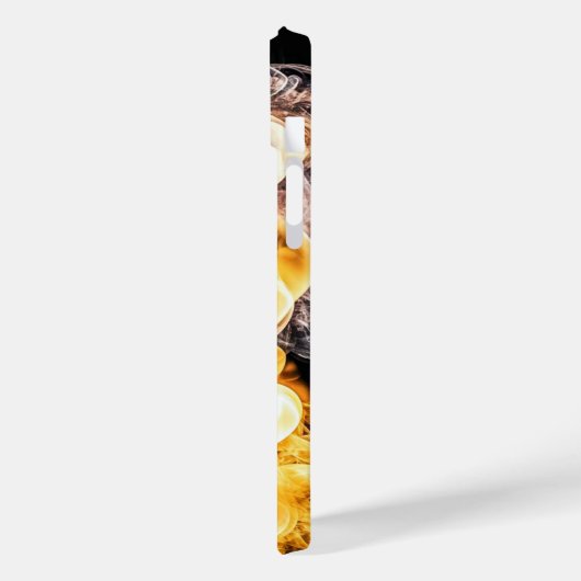 iPhone Case für Rauch und Feuer (Rückseite / Links)
