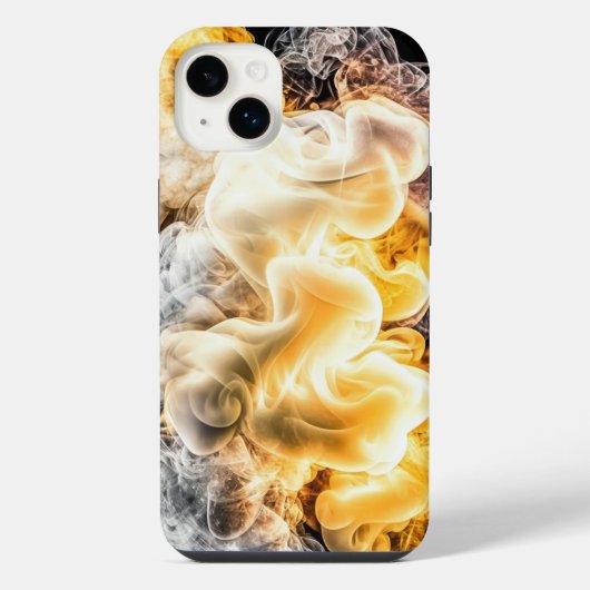 iPhone Case für Rauch und Feuer Hülle (Rückseite)