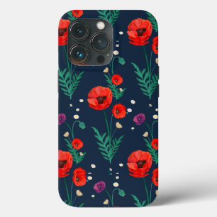 iPhone Case für Red Poppy Floral Design Case-Mate-