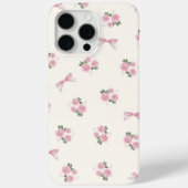 iPhone Case für Rose und Bows (Rückseite)