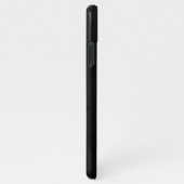 iPhone Case für Schwarz und Gold-elegantes Monogra iPhone Hülle (Rechte Seite)