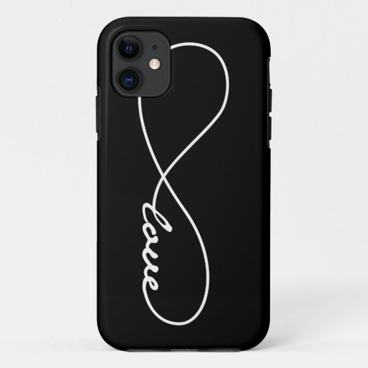 iPhone Case für Schwarz/Weiß-Liebe (Rückseite)