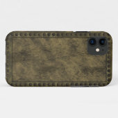 iPhone Case für Steampunk-Metal und Ständer-Panel (Rückseite (Horizontal))