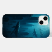 iPhone Case für Surreal Underwater City (Rückseite (Horizontal))