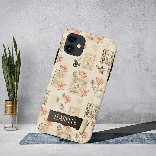 iPhone Case für Vintage Hintergrundbilder