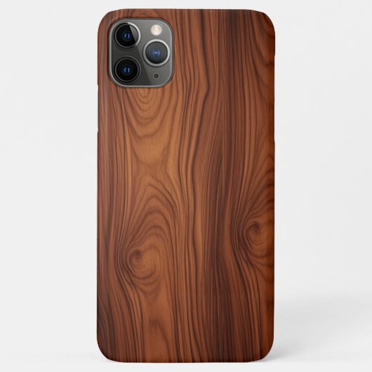 iPhone Case für Vintages Eichenholz (Rückseite)