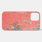 iPhone Case für Vintages Rot-Barn-Holzdesign (Rückseite (Horizontal))