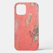 iPhone Case für Vintages Rotes Holz (Rückseite)