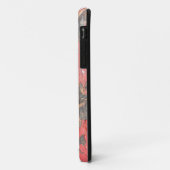 iPhone Case für Vintages Rotes Holz (Hinten/Links)