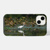 iPhone Case für White Egret Reflection Hülle (Rückseite (Horizontal))