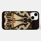iPhone Case Gemini Celestial Zodiac Art (Rückseite (Horizontal))