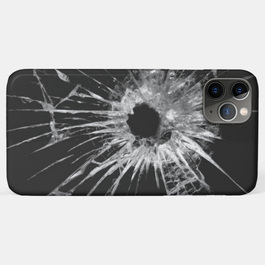 iPhone Case - Glasrohr durch die Kugel (Rückseite (Horizontal))