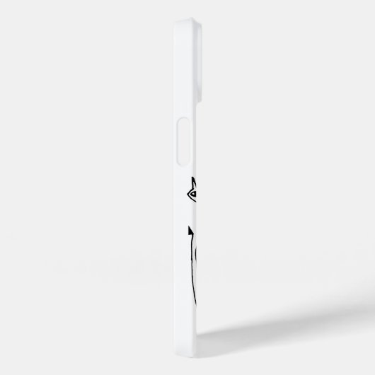 iPhone Case (Handgezeichnet Katzen) (Rückseite / Rechts)