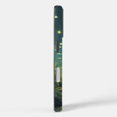 iPhone Case - Heller, gemütlicher Wald mit Feuer (Rückseite / Rechts)