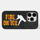 iPhone Case: Hockeyfeuer auf Eisfall Case-Mate iPhone Hülle (Rückseite (Horizontal))