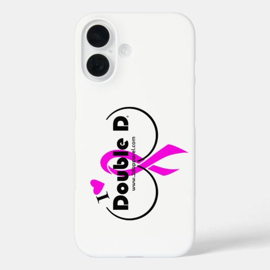 iPhone case - I Liebe Double D (Rückseite)