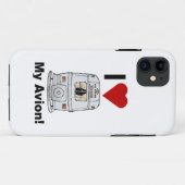 iPhone Case- I LIEBE my Avion! Case-Mate iPhone Hülle (Rückseite (Horizontal))
