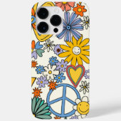 iPhone Case im Hippy-Style der 70er Jahre (Rückseite)