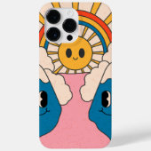 iPhone Case im Hippy-Style der 70er Jahre (Rückseite)
